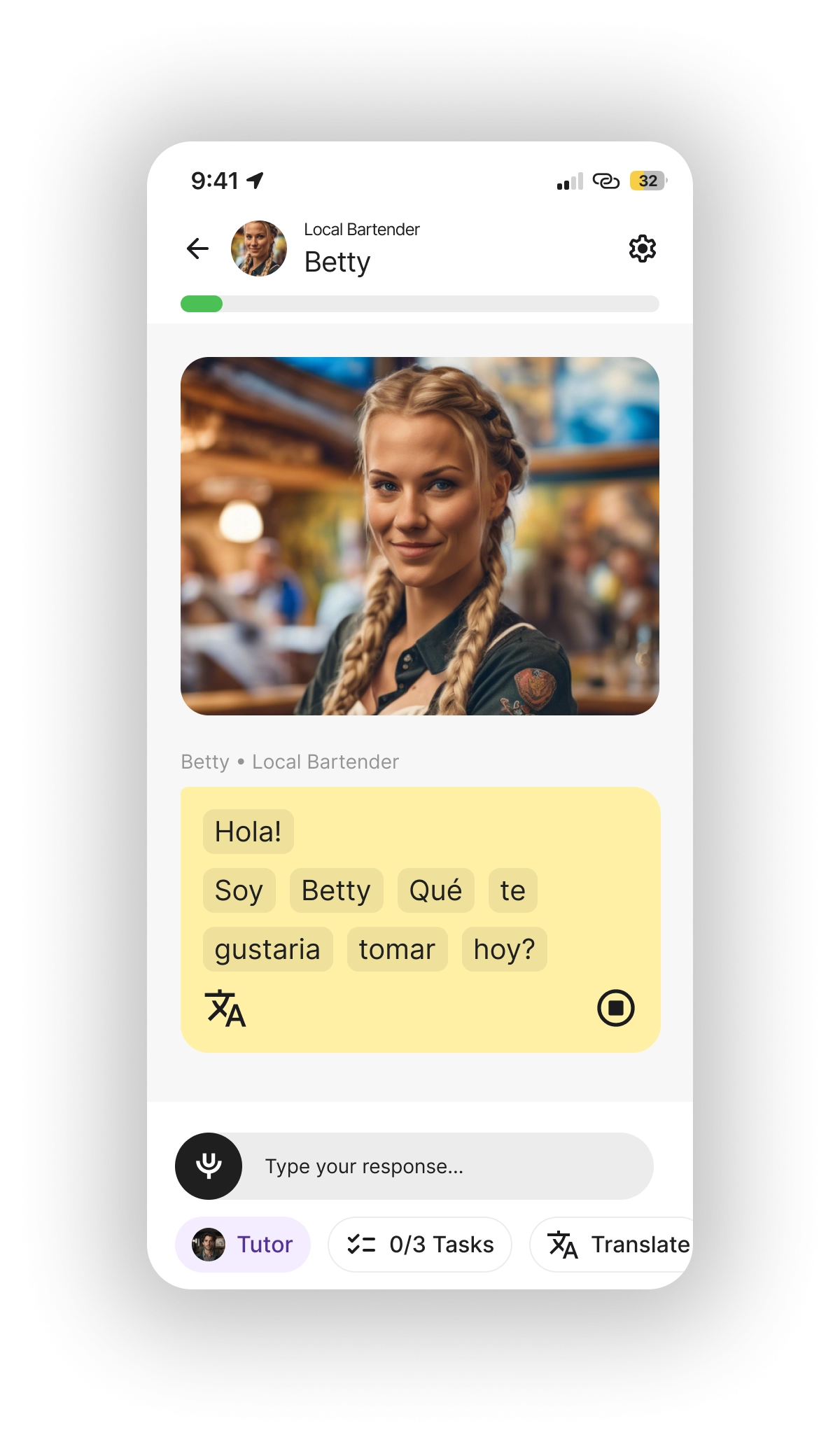 univerbal ai conversation partner